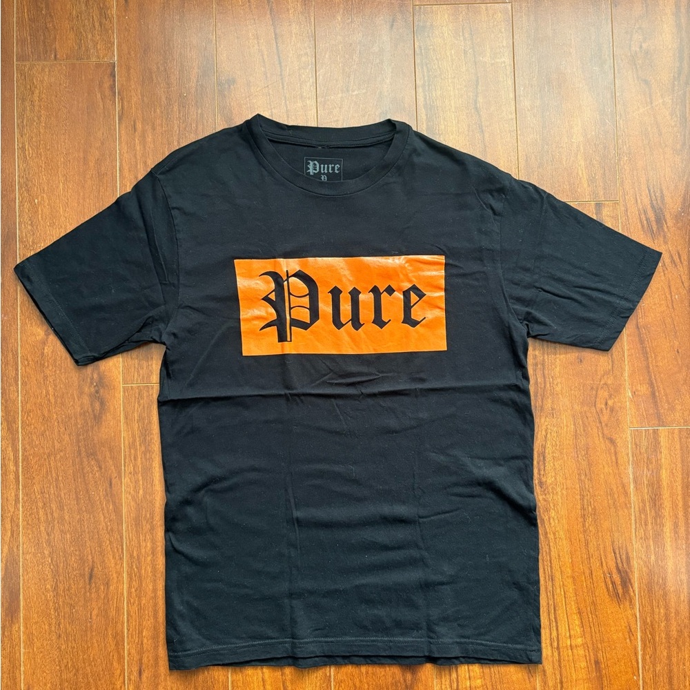Pure black tee
